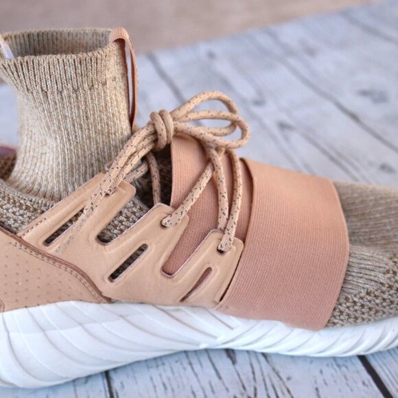 Adidas Tubular Doom Primeknit Mens Sneakers Pale Nude BB2390 main image 9